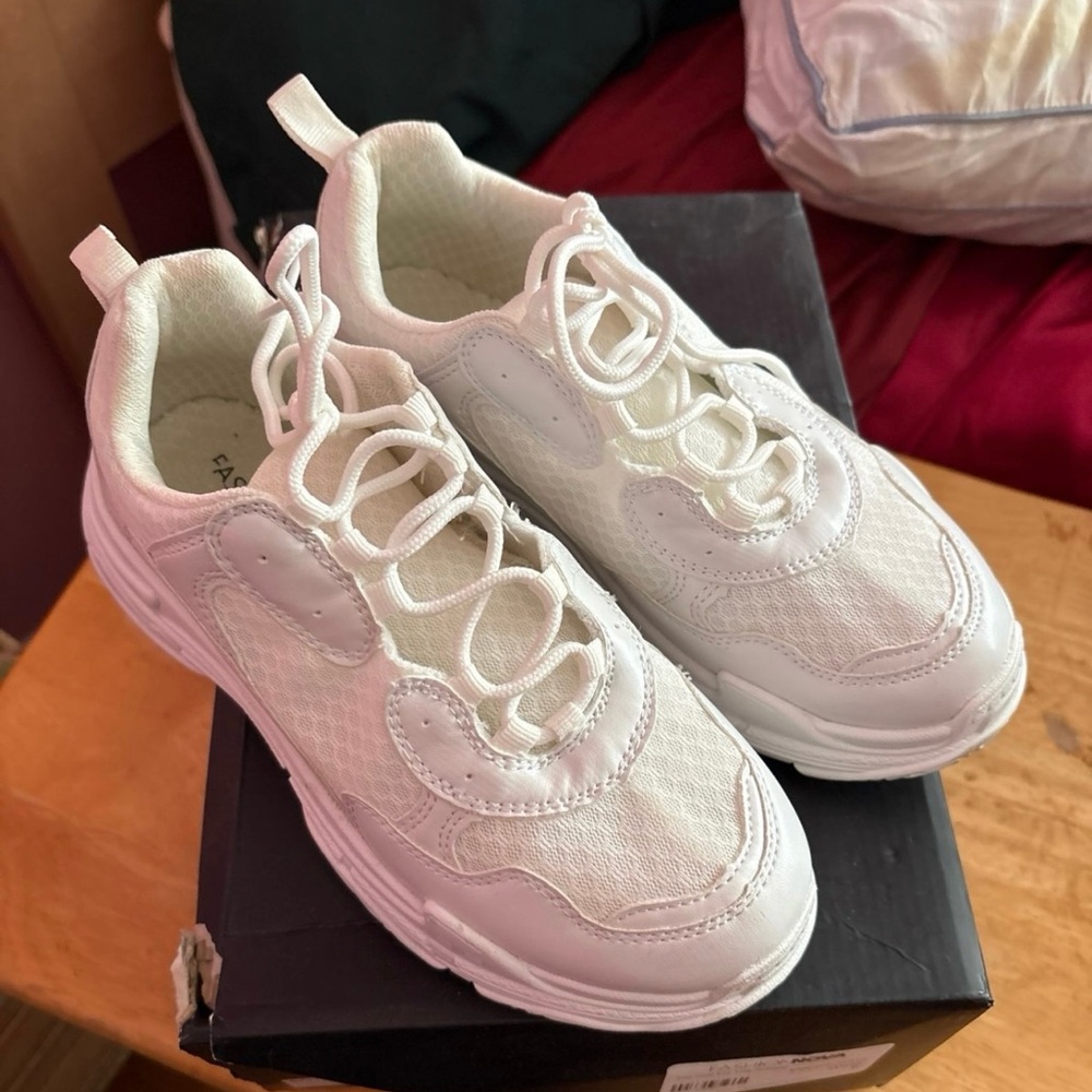 Fashion Nova White Women's Sneakers